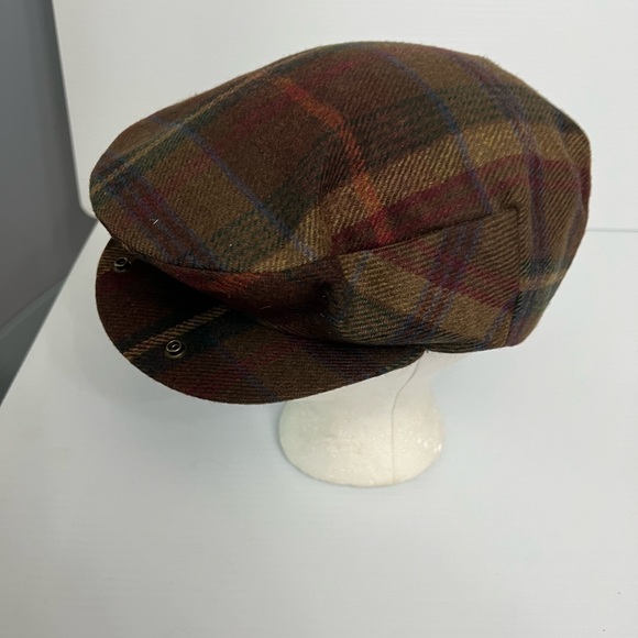 SCALA CLASSICO HAT men’s Sz M plaid - Picture 5 of 7